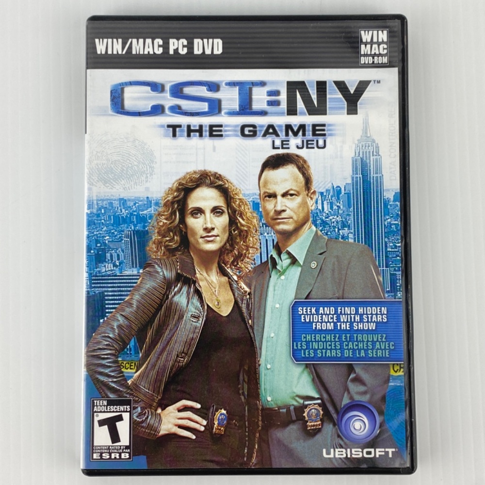 CSI: NY The Game WIN/MAC PC Video Game 2008-2009 Teen Adventure